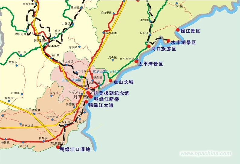 景区旅游地图
