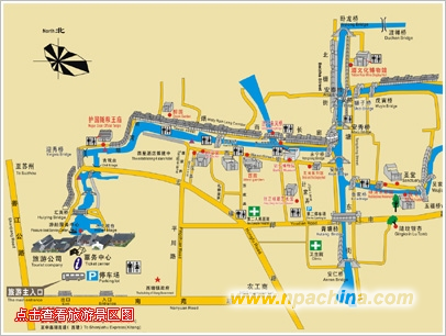西塘古镇导游图