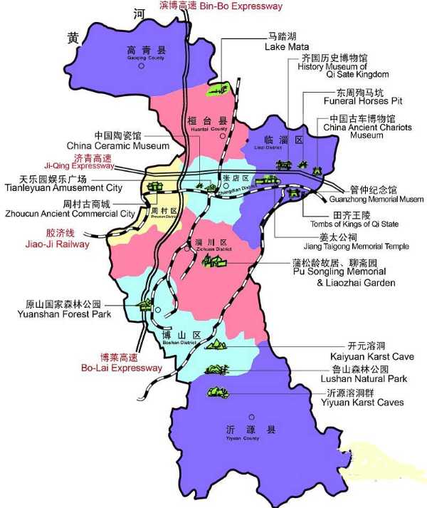 淄博地图