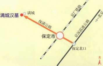陵山汉墓交通地图
