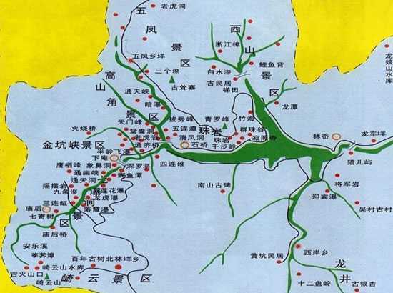 泽雅导游图