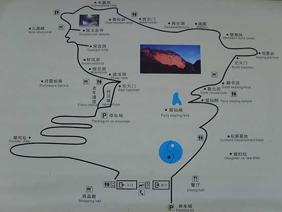 刘秀垄景区导游图