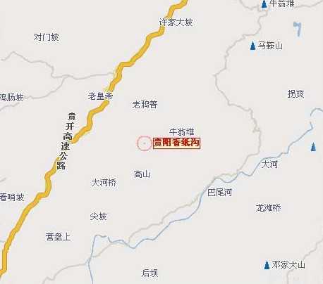 贵阳香纸沟位置图