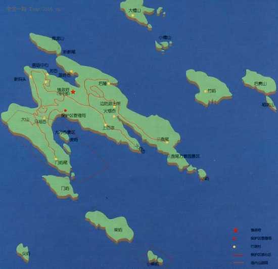 南麂列岛风景名胜区地图
