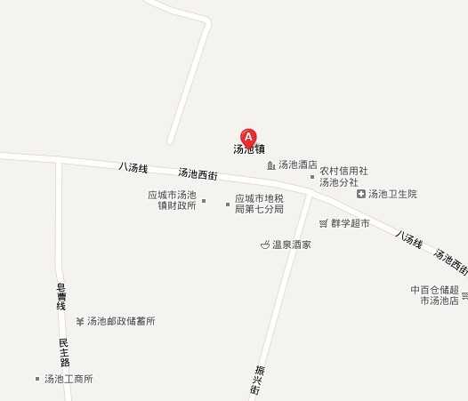 汤池温泉景区导游图_汤池温泉景区地图_汤池温泉景区
