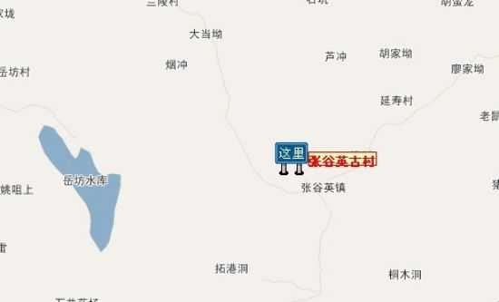 张谷英古村位置图