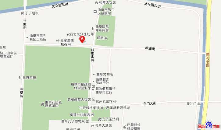 曲阜中国状元文化博物馆位置图