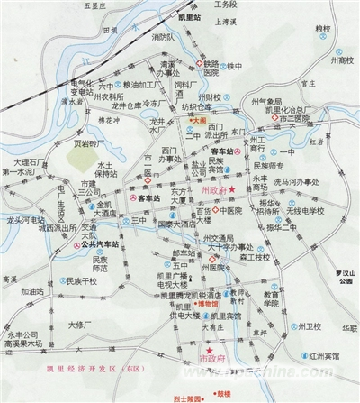 贵州凯里地图