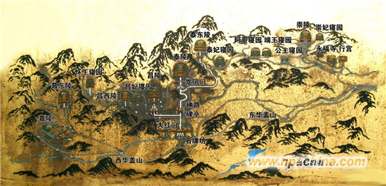 清西陵导游图