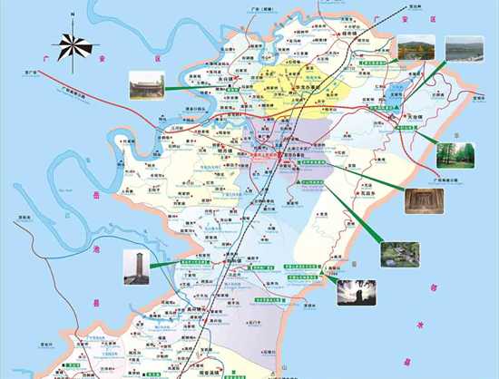 华蓥市交通图