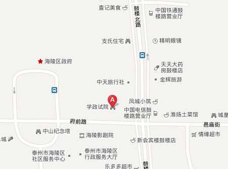 中国科举院试博物馆地图
