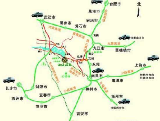 庐山西海国际温泉度假村交通图