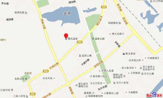 唐风温泉度假村位置图3
