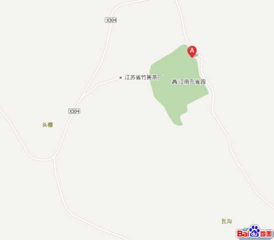 常州江南孔雀园位置图