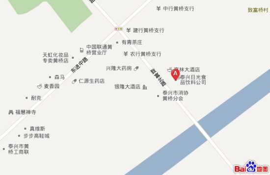江苏黄桥古镇位置图
