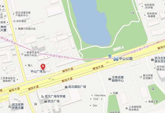 武汉中山公园位置图1