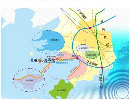 苏州海洋馆位置图