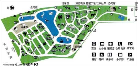 广州动物园导游图2