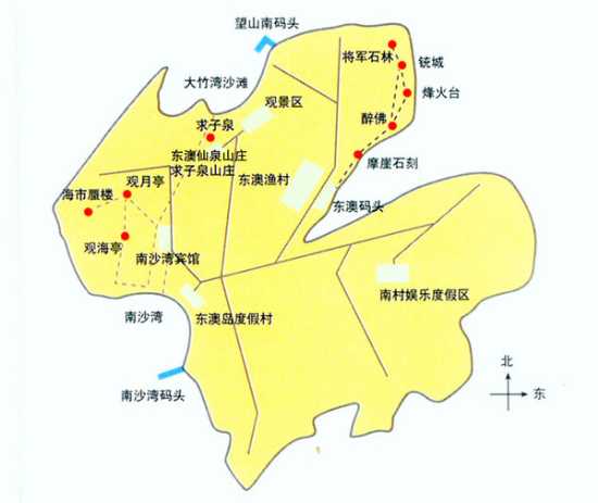 东澳岛导游图