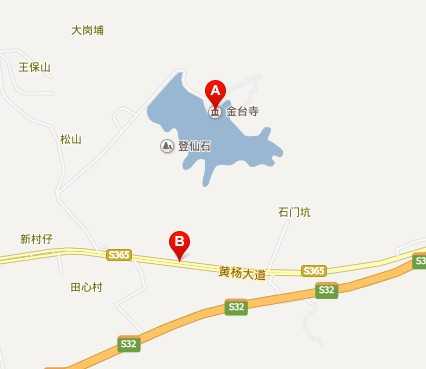 珠海金台寺 位置图