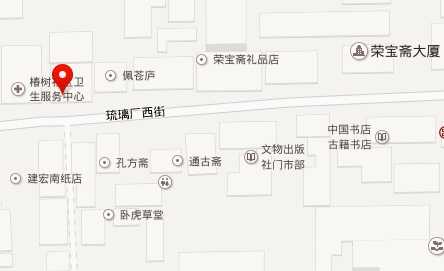 中国书店 位置图