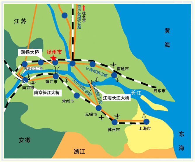 扬州交通图