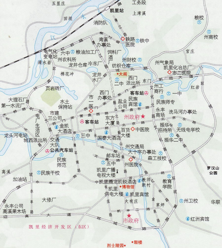 贵州凯里地图