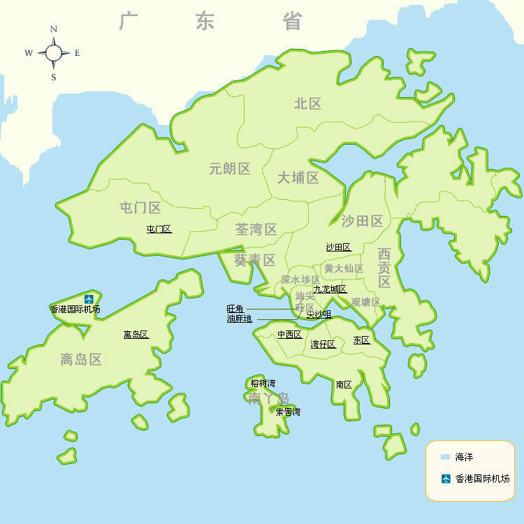 香港地图
