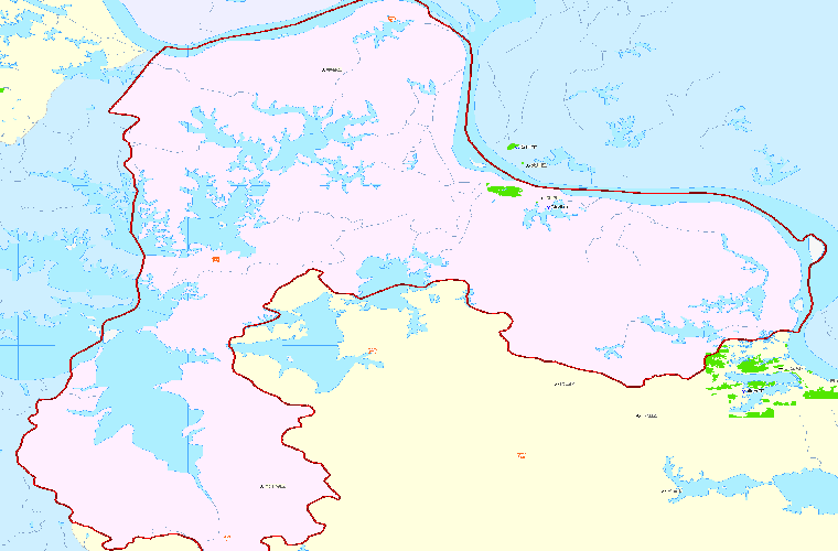 梁子湖地图