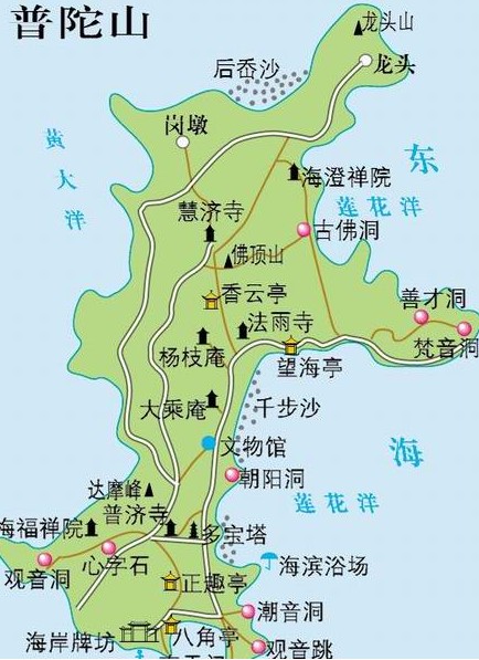 普陀山导游图-3