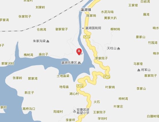 瀛湖地图