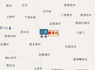 藤龙山地图