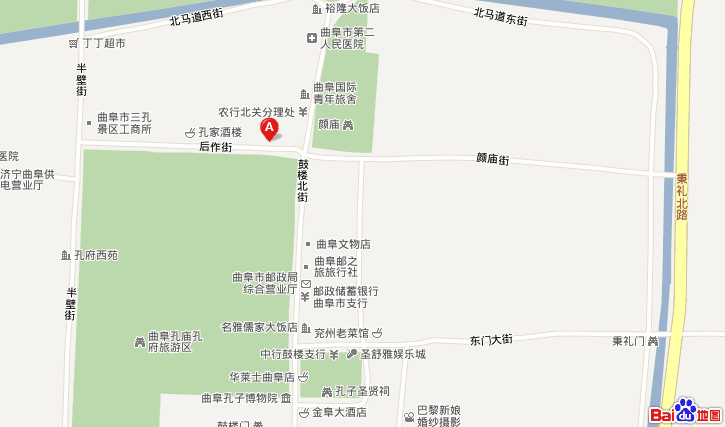 曲阜中国状元文化博物馆位置图