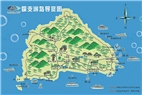 蜈支洲岛导览图