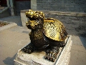 永安寺门前的铜龟