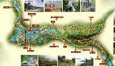天露山景区导游图